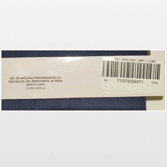 New Blue & White Pet Small Dog Bandana - Picture 9 of 10